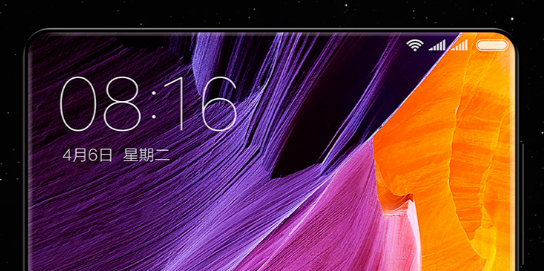 Xiaomi Mi Mix 2 получит изогнутый AMOLED дисплей занимающий до 93% площади фронтальной панели