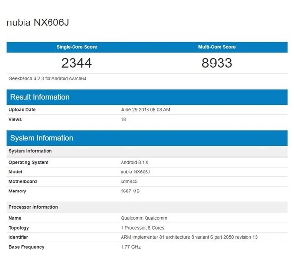 Nubia z18 geekbench.png