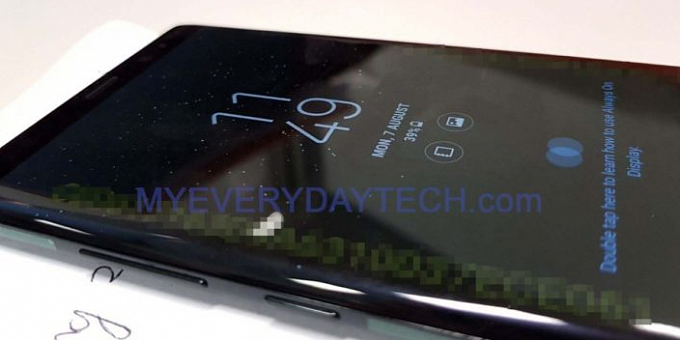 В сети появились первые живые изображения Samsung Galaxy Note 8