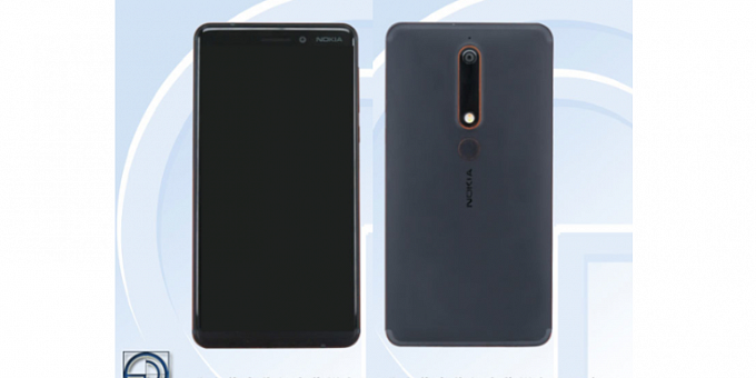 Стали известны спецификации Nokia 6 (2018)