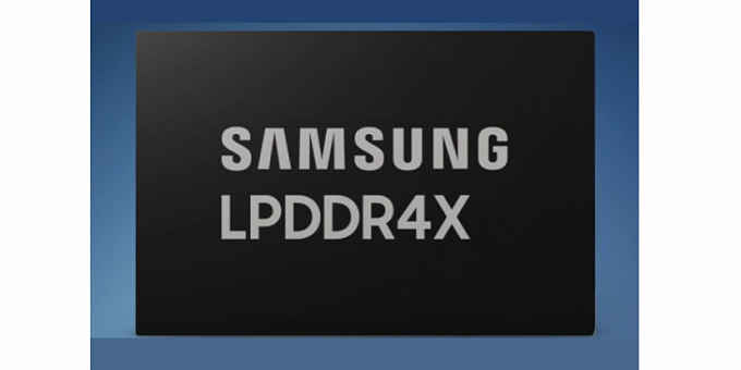 Samsung начинает массовое производство модулей памяти LPDDR4X объемом 12GB для смартфонов