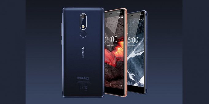 Компания Nokia анонсировала три смартфона: Nokia 2.1, Nokia 3.1 и Nokia 5.1