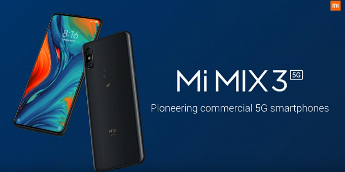 Компания Xiaomi анонсировала Mi MIX 3 5G на выставке MWC 2019