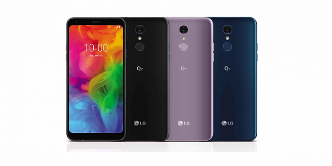 Компания LG анонсировала смартфоны LG Q7, Q7 Plus и Q7 Alpha