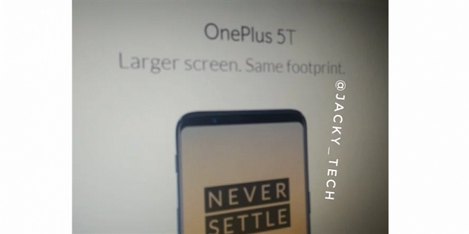 Новые изображения полноэкранного OnePlus 5T утекли в сеть