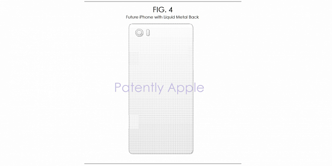 Apple запатентовала жидкий металл (металлическое стекло) для задних панелей устройств, который может дебютировать на iPhone 8