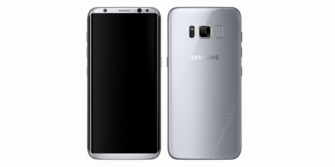 В сети появился очередной рендер Samsung Galaxy S8